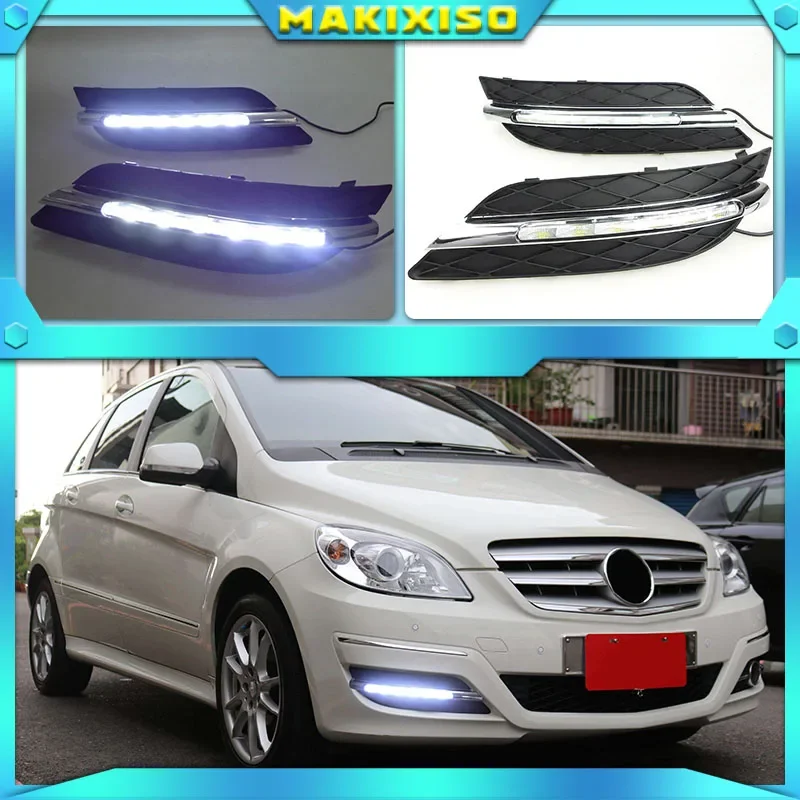 

2pcs LED Car DRL Kit For Benz W245 B Class B180/B150/B170/B200 2008 2009 2010 Daytime Running Lights LED Daylight Fog