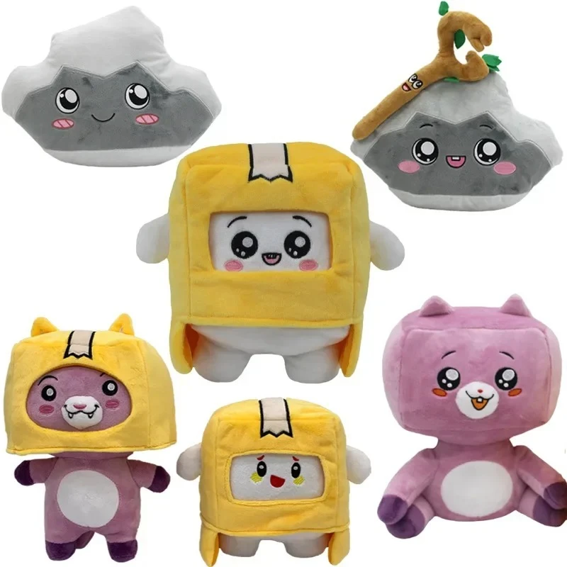 Cute Cartoon Lanky Boxs Plush Toys Boxy Rocky Tree Branch Soft Pillow Room Decoration Birthday Gifts Toys