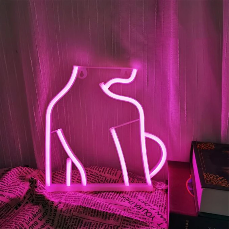 

Sexy Woman Body Neon Sign Lights Room Wall Decor Hanging Art Naked Girls model LED Neon Bulbs Atmosphere Lamp Aesthetic Decor