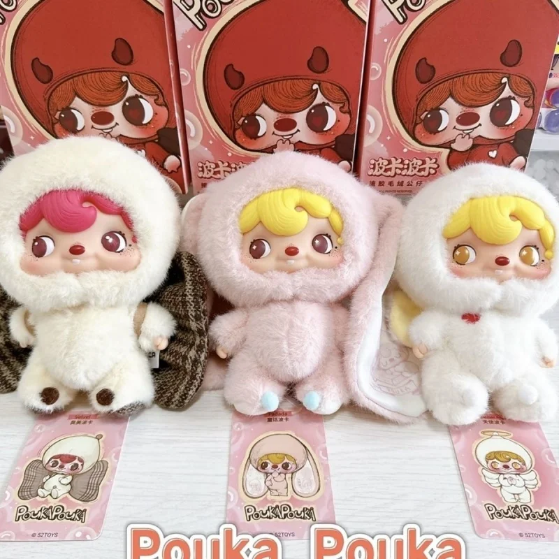 

Новая коллекционная плюшевая кукла-подвеска 52toys Pouka Pouka в слепой коробке, виниловая, для декора дома и рабочего стола, рождественский подарок для женщин