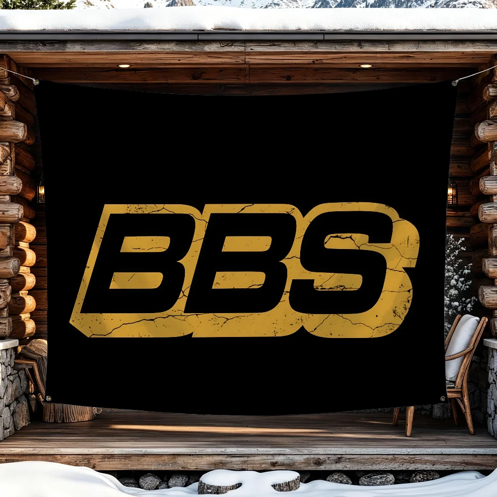 Fashion print B-BBS flag For Living Room Home Dorm Decor Wall Outdoor Camping Party Banner Gifts