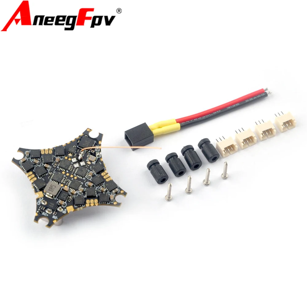 HappyModel SuperX HD ELRS 1-2S AIO Flight Controlelr Built-in 12A ESC UART ELRS V3 RX for Mobula6 HDZero Moblite7 Walksnail