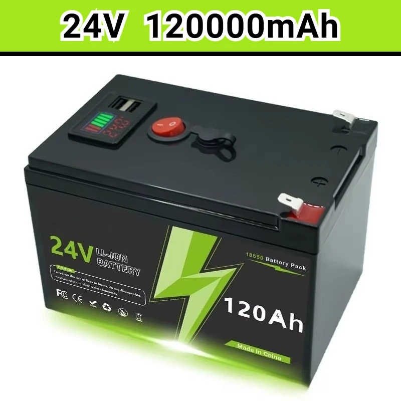 

Multifunctional Portable Lithium Battery Pack with 6s5p, 24V, 120Ah,for Outdoor Power Supplies and Electric Toy Cars