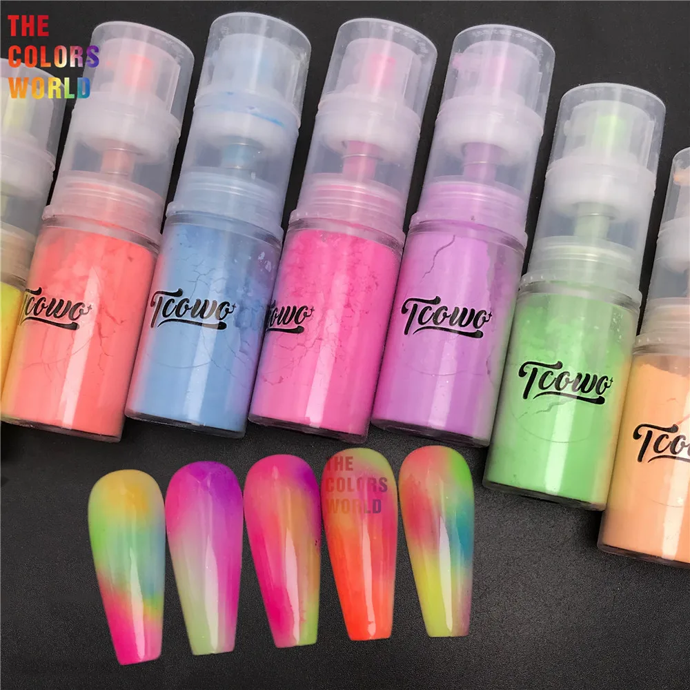 TCT-895 Pastel Neon Powder Gradient Ombre Spray Bottle Hair Body Glitter Spray lady glitter sparkles for Prom Parties And Events