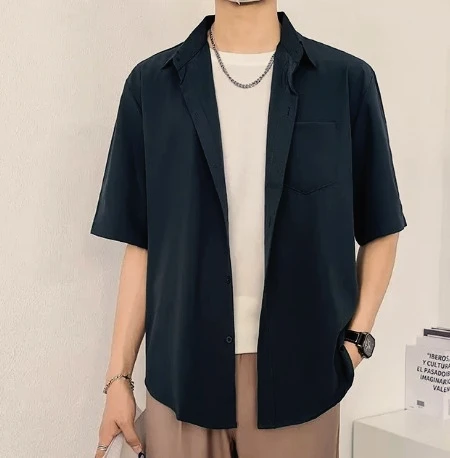 紳士服 2026 カジュアル半袖メンズシャツ、カスタマイズされた製品については、お問い合わせください。