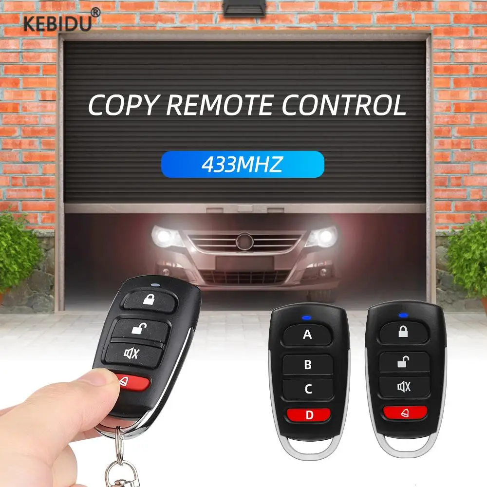 433 MHZ Wireless Clone Switch Cloning Copy 433.92mhz Gate Garage Door Control Duplicator Portal Remote Control Key Universal