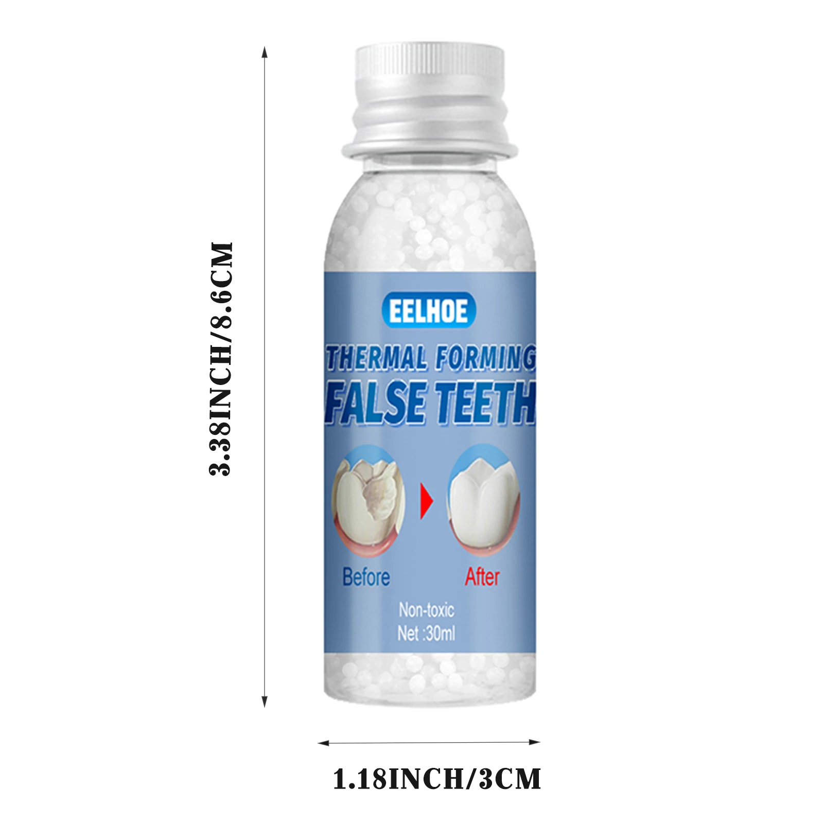 Professional Dentist Tool Granules Shapeable Teether Denture Trim Tooth Repair For Immediate and Temporary Use