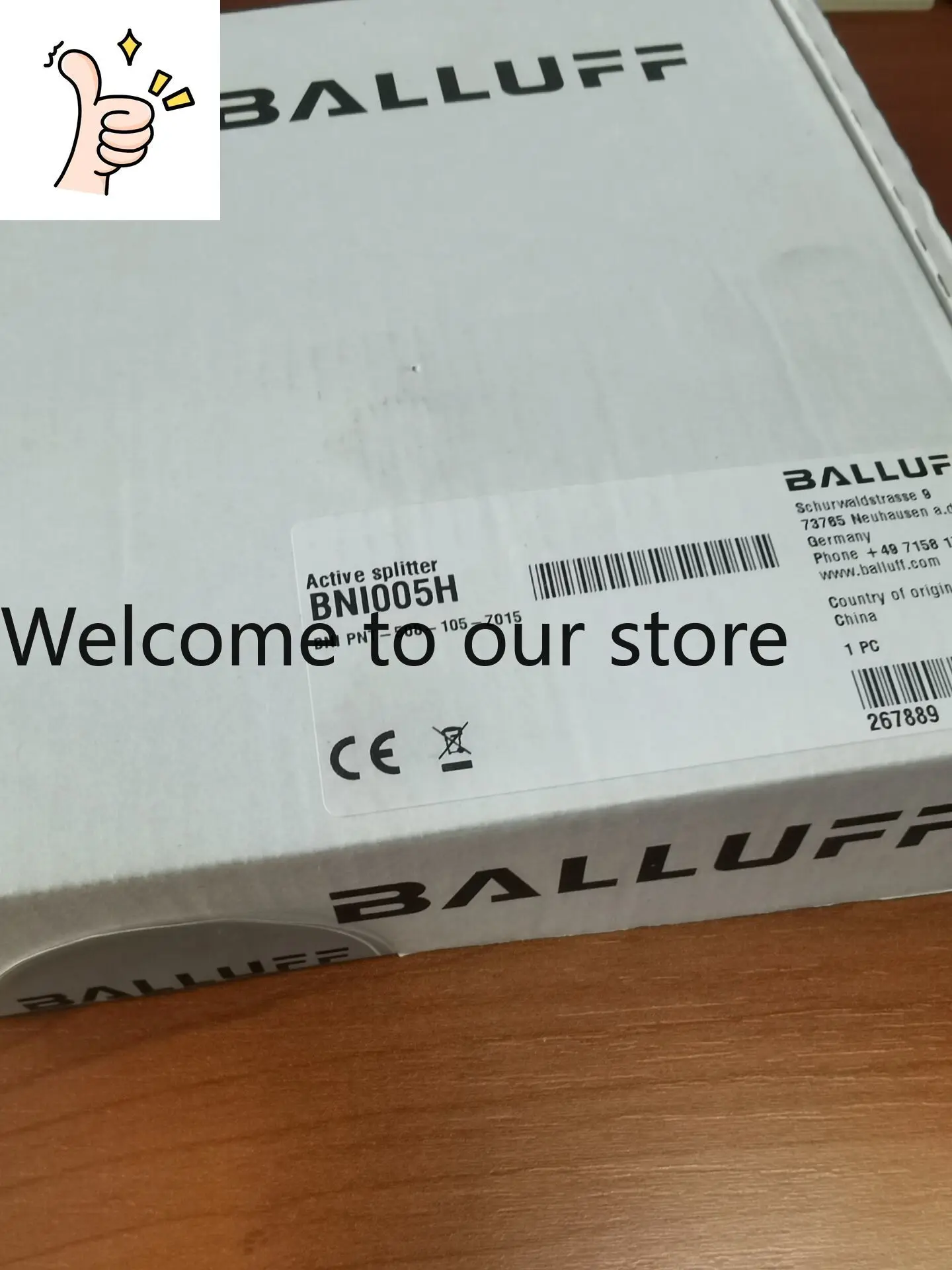 

BNI005H BALLUFF BNI PNT-508-105-Z015 New Original Unopened