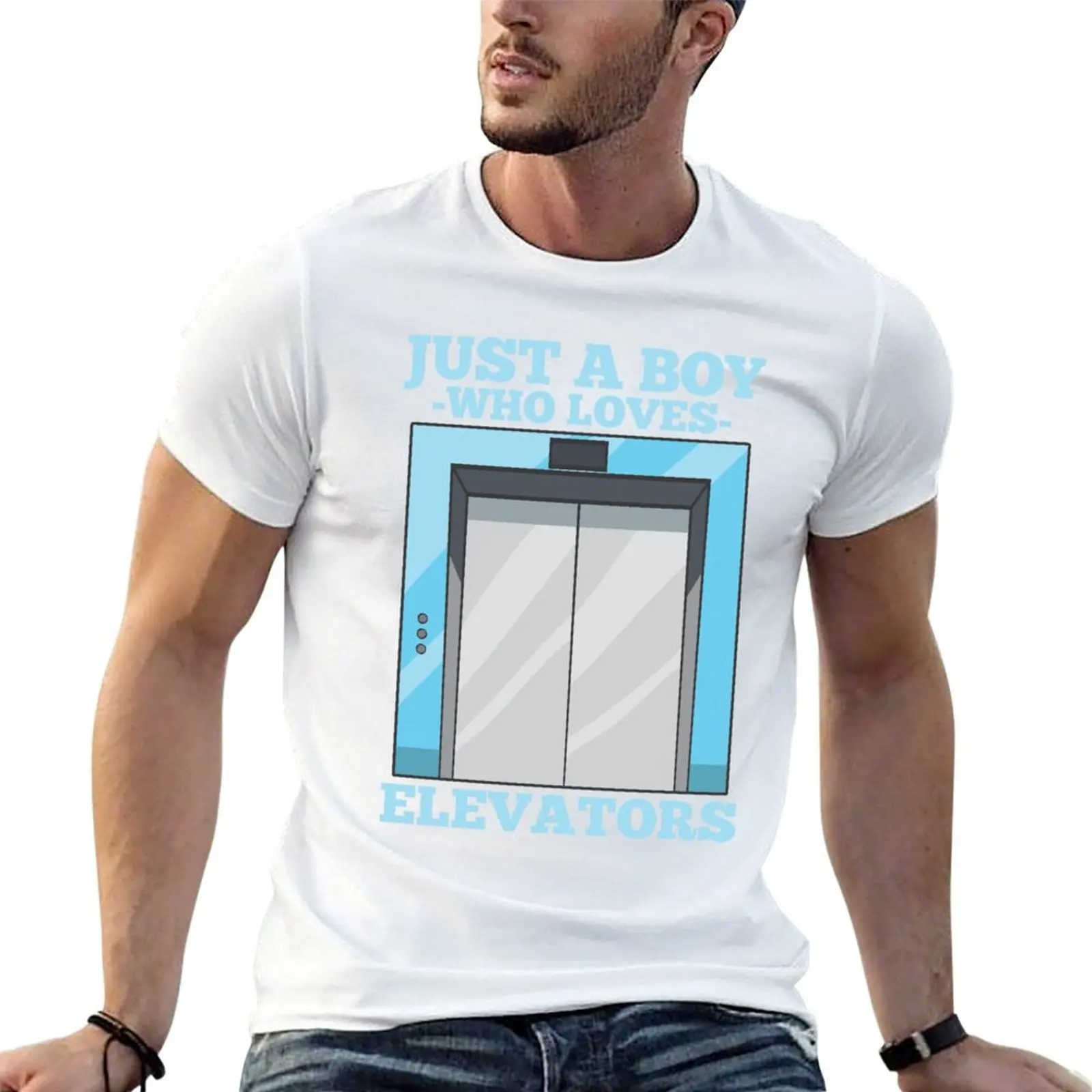 Elevator Elevator Mechanic T-Shirt t shirt man casual t shirts for man slim fit t shirt man plain T-shirt