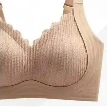 Hot KUCLUT Women's New Plus Size Vest Style Bra, Gathered and Pulled Up, Collection of Accessory Bras Without Steel Rings