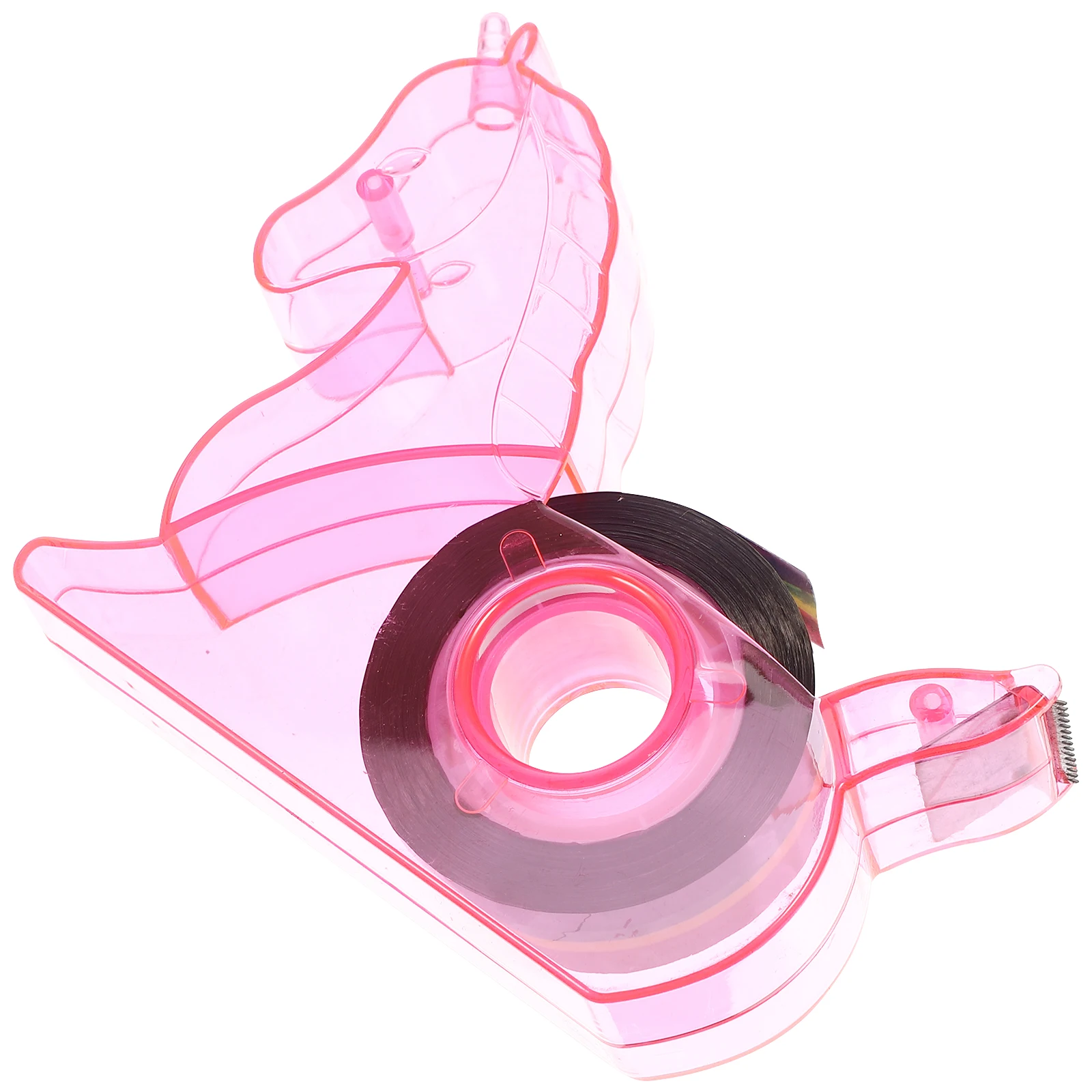 

Tape Dispenser Cute Office Supplies Fun Desk Kids Holder Portable Small Dispensers Plastic Material Smooth Edge