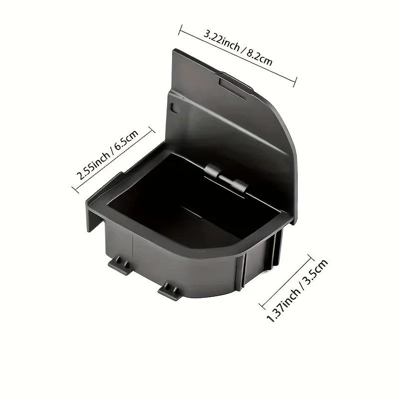 For BMW 3 4 Series G20 G21 G28 G22 G23G 26 2020-2024 I3 X3 X4 Z4 Black ABS Central Control Gear Storage Box Sleek Organizer view 6