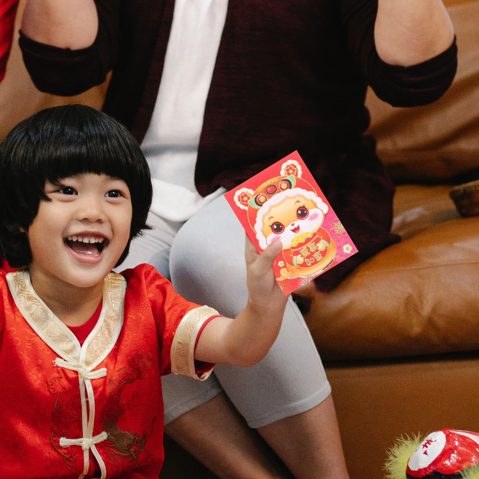 

60Pcs Chinese New Year Red Envelopes Snake Year Lucky Pockets Lai See Hong Bao Spring Festival Wedding Birthday Celebration