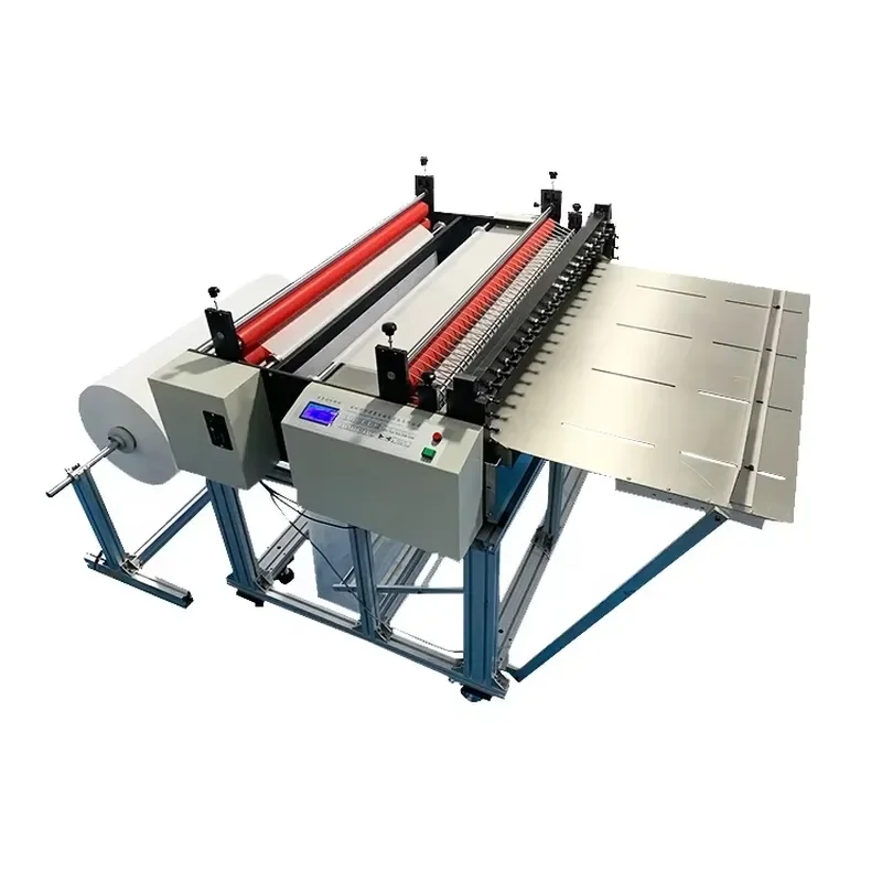 for QK-1200S Automatic Vertical Kraft Paper PVC Bubble Film Roll to Sheet Cutting Machine with Slitting Device