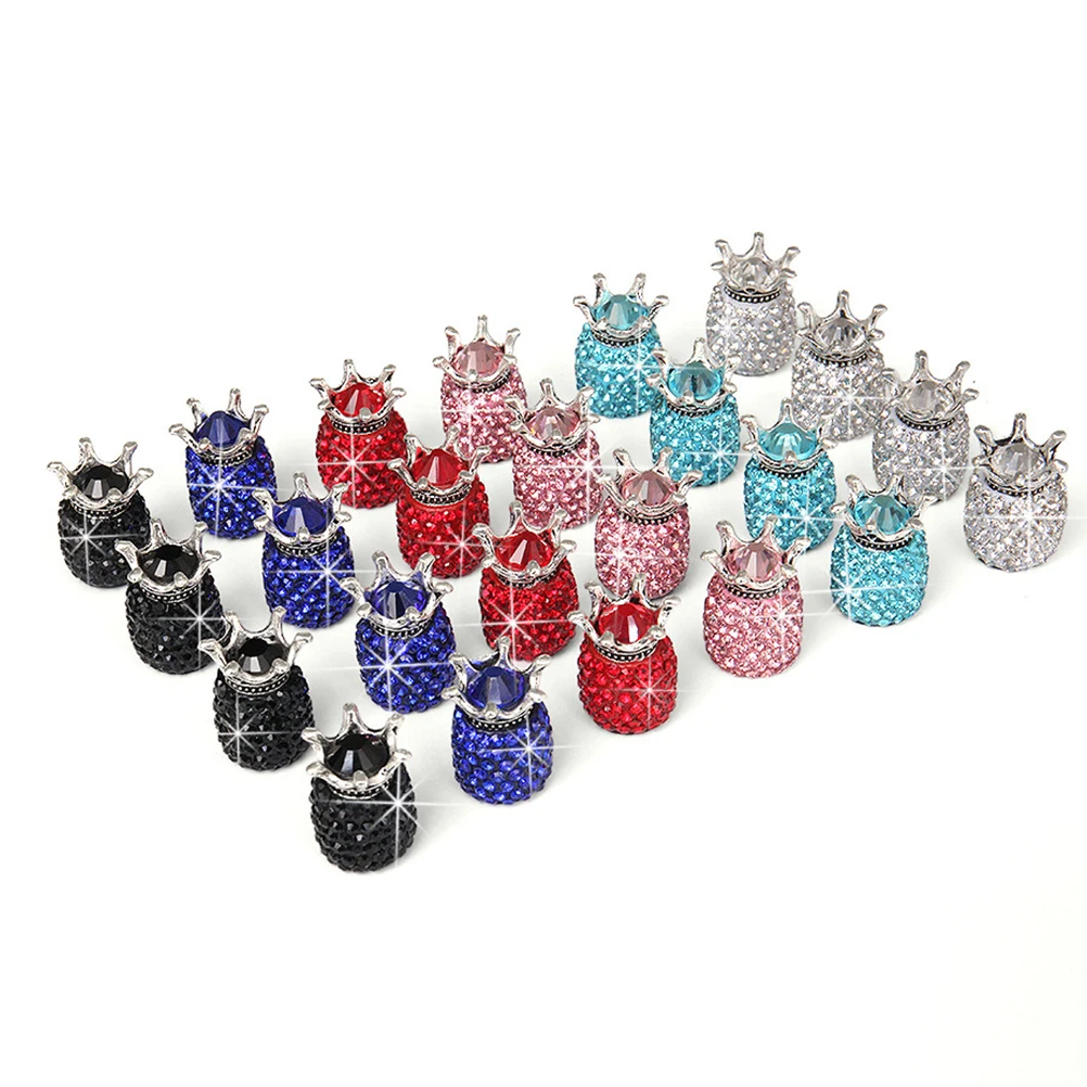 

4 pcs Diamond Shape Car Tires Cover Black Wheel Stem Cap Dustproof Valve Design For Auto Motorcycle Bicycle Car