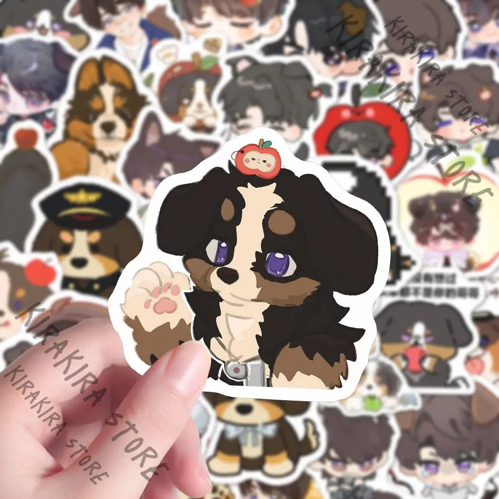 

Love and deepspace Caleb Bernese Mountain Dog Cartoon Cute Sticker Anime DIY Decal Cosplay Waterproof Stickers Accessory 100pcs