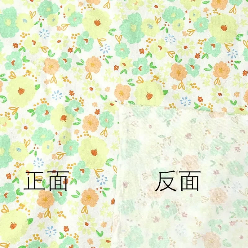 100% хлопок, садовая саржевая ткань с цветочным принтом, мягкая ткань с принтом для детских платьев, простыни для детского сада, наволочки, поделки
