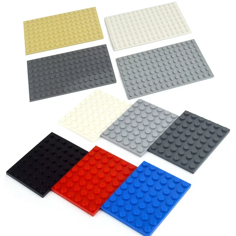 DIY Bulk Set Building Blocks Classic Parts Thin Figures Bricks multiple color Educational Creative Toy Size 6x8 8x16 Dots