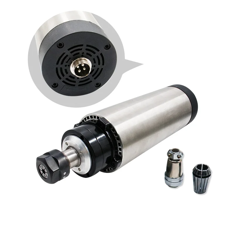 Alta qualità! Motore mandrino CNC con mandrino per macchina utensile con mandrino ad acqua fredda da 2,2 kW