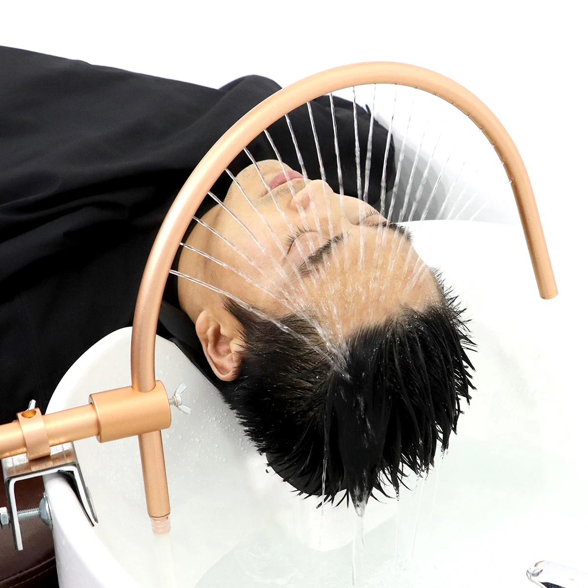 

Portable Head Spa Shower Equipment for Beauty Salons with Pump Waterfall Water Circulation Shampoo Sink Accessory