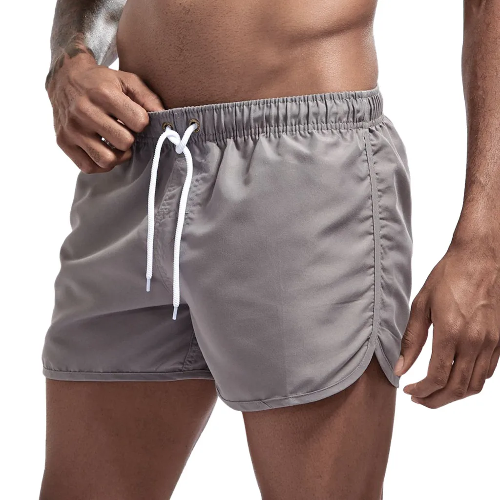 Calções de banho calções de banho troncos praia board natação curto secagem rápida calças maiôs dos homens correndo esportes surf shorts homme