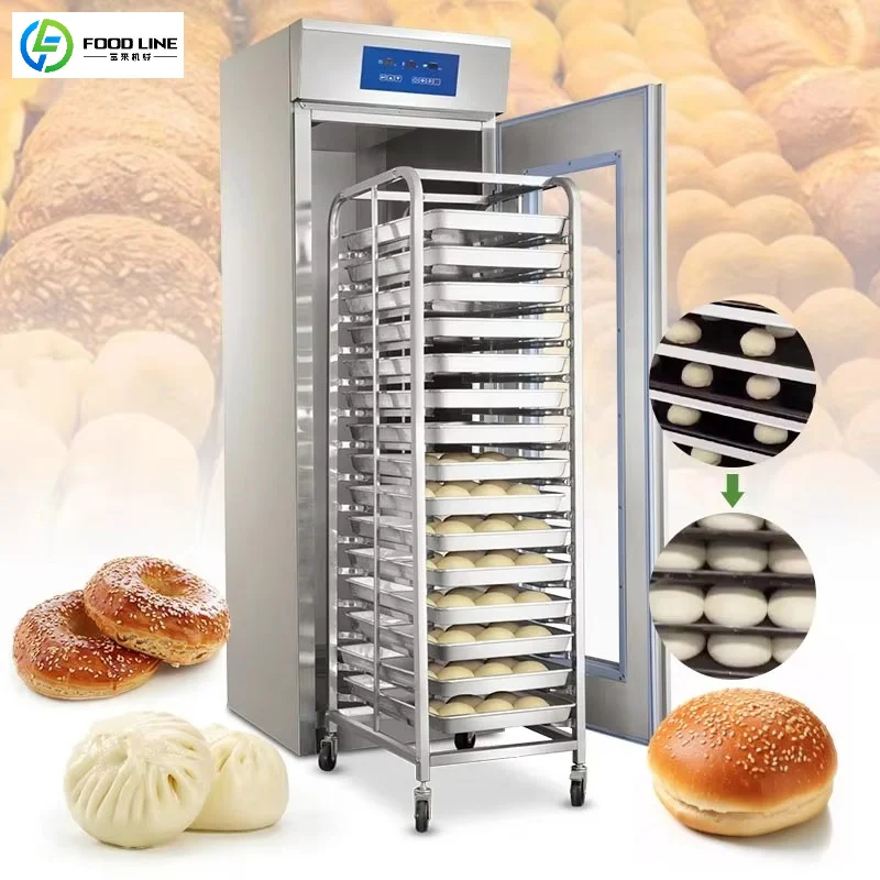 FOODLINE Custom Spraying Shell Dough Proofer Even Humidity Distribution Bun Pastry Fermenting Cabinet