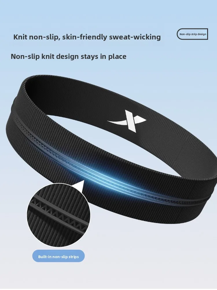 

XTEP Sport Headband Men's Sweat Absorbing Baskeall Running Fitn Sweat ng Hair Tie Anti Sweat Women's Sle