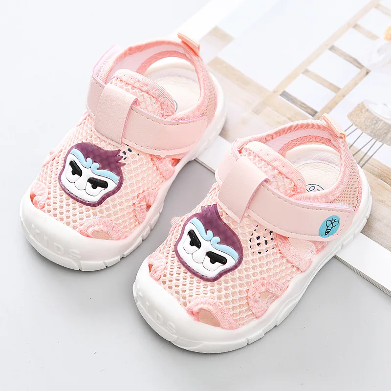 Baby Boy e Girl\'s Soft Sole Sneakers, recém-nascidos Primeiros Caminhantes, andando sapata plana, cor aleatória, estoque, grandes vendas, 0-3 anos