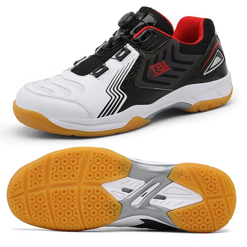 Men Professional Badminton Sport Shoes Couple Tennis Athletic Training Shoes Table Tennis Volleyball Men Sneakers Big Size 48