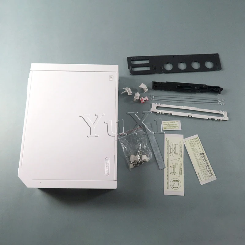 YuXi 1 مجموعة ل وي غطاء كامل الإسكان شل مع أزرار ل نينتندو وي شفافة الإسكان شل الحال بالنسبة وي لعبة وحدة التحكم