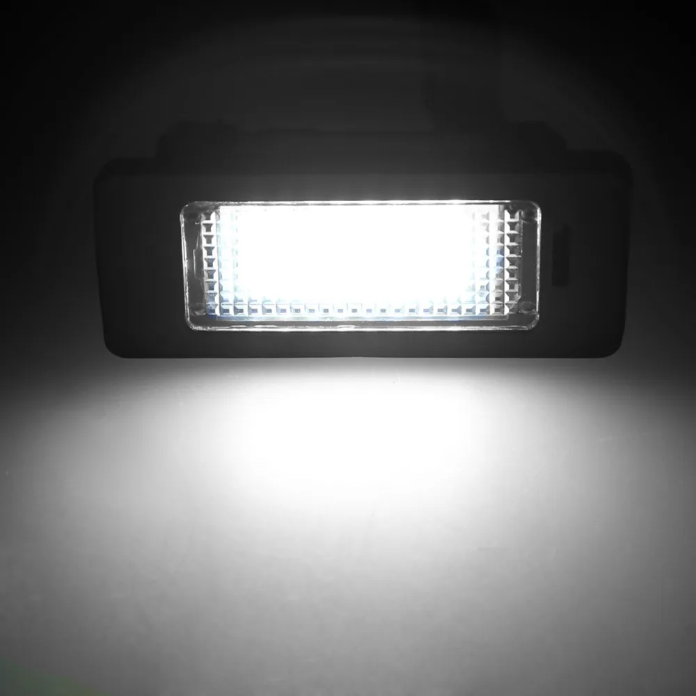 Luz de matrícula para BMW, luz blanca de 6000k, sin Error, para BMW E39, E60, E90, E91, E92, E61, E60, E70, E71, 2 piezas