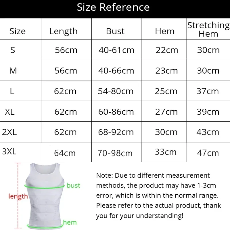 Men\'s Shapewear Corset Vest Shirt Compression Abdomen Tummy Belly Control Slim Waist Cincher Underwear Slimming Body Sports Vest