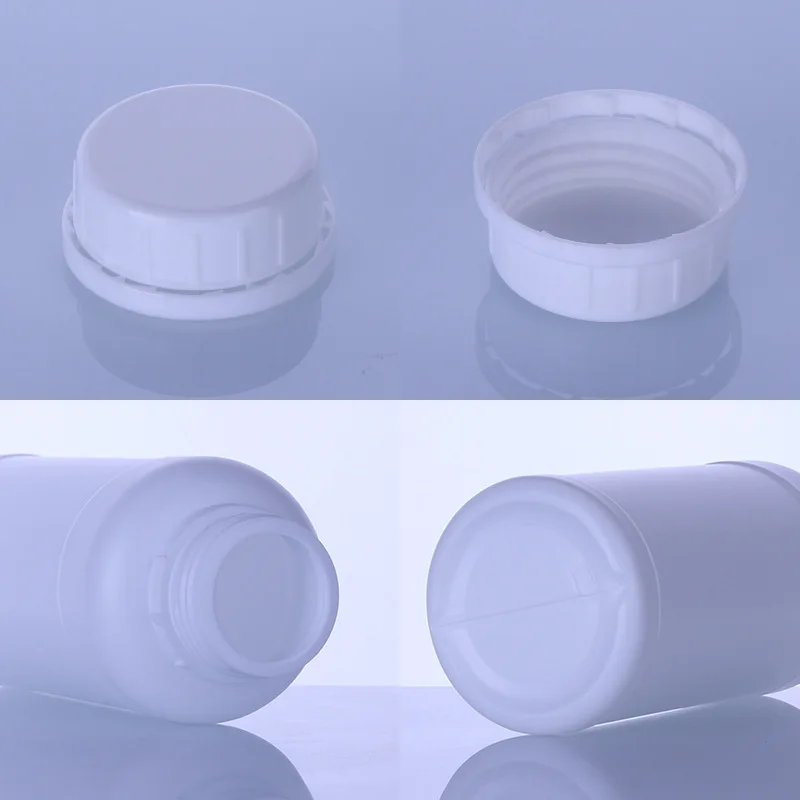 250ml 500ml 1000ml Empty Plastic Bottle Containers Fluoride Bottle Ink Bottles 1L Chemical Container Bottles PP Anti-theft Cap