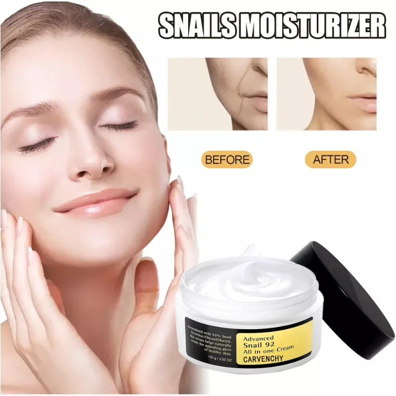 Collagen Snail Mucin 92% Repair Face Cream Moisturizer Anti-aging,Acne Treatment,facial Sensitive Skin Care,Repair Damaged Skin