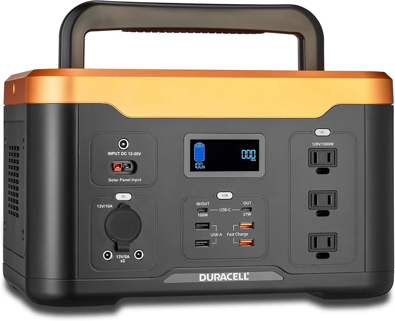 Portable Power Station 1000W (1050Wh/120V) Lithium Battery Backup Portable Generator - Power Outages, Home Emergency Kits