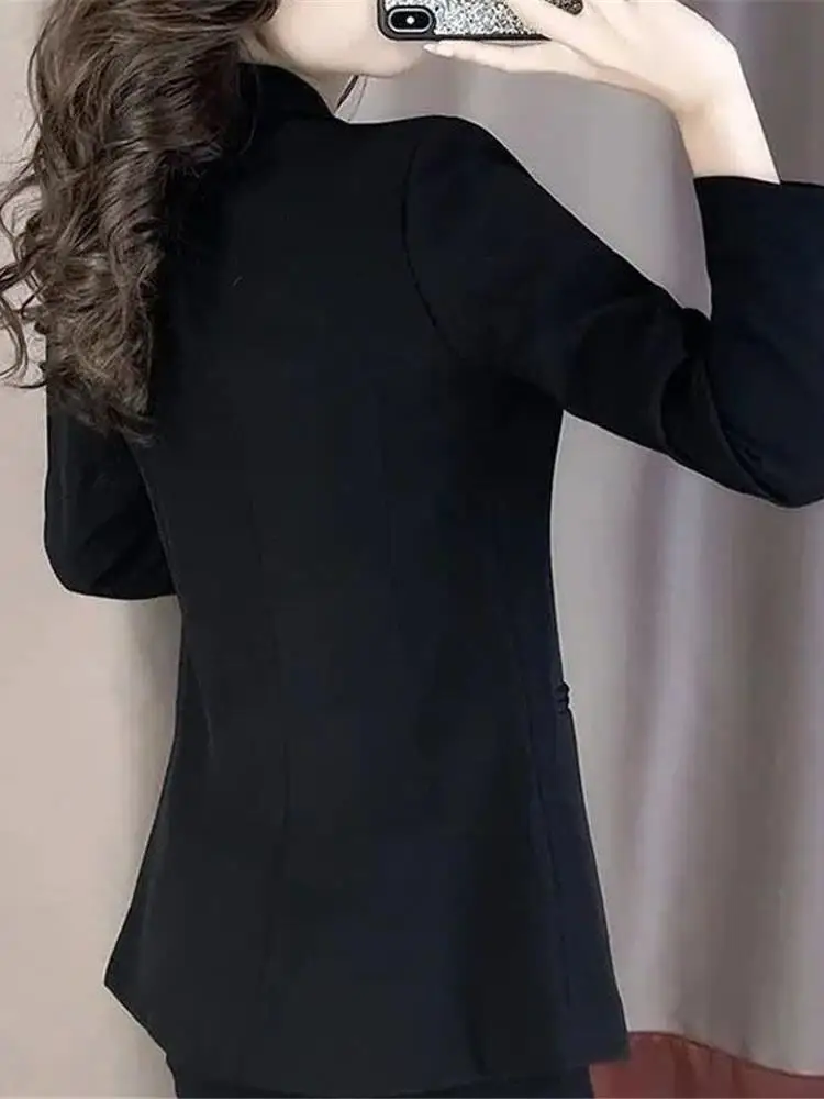 

Женский костюм Bla Jaet Profional Slim Fit Ele Career Long Sve ort Sle с застежкой на одной пуговице Cleanfit Sle