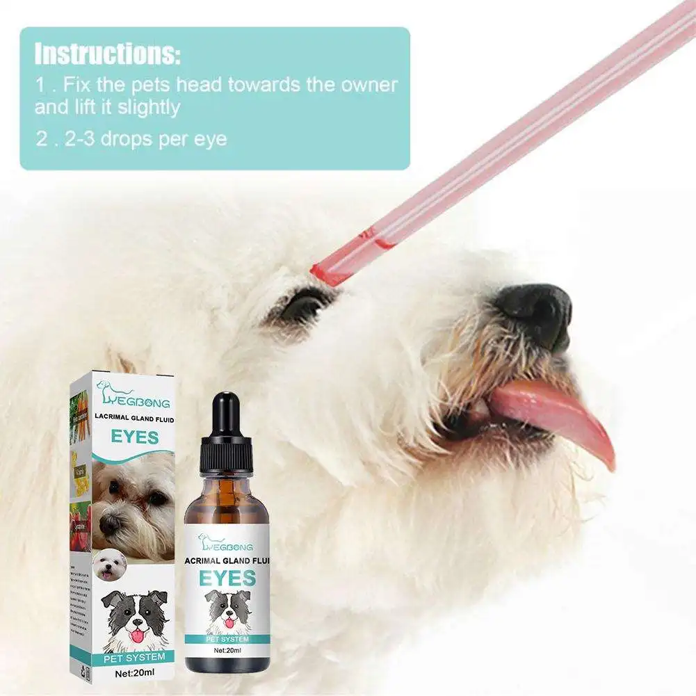 Pet Eye Cleaner For Cats Dogs Tear Stains Wash Removers With Mild Material Wash Drops Eye Cleaner For Runny Eyes Red Itchy D4Y2