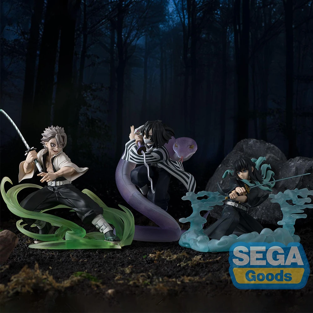 Original SEGA Xross Link Demon Slayer Shinazugawa Sanemi Iguro Obanai Tokitou Muichirou Anime Figure Action Figures Model Toys