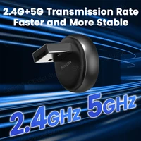 CarlinKit 5.0 Mini Ultra &Mini 5 Pro Wireless Adapter Wireless CarPlay &Android Auto USB Dongle For Cars Wireless Auto Connect 6