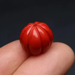 DIY handmade accessories and accessories for cinnabar pumpkin beads