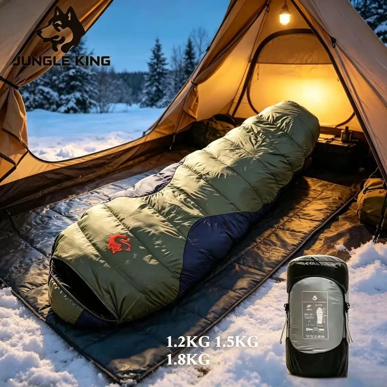Sleeping Bag 4 Season Down Winter - Mummy-Style Duck Down Sleeping Bag, 4-Season