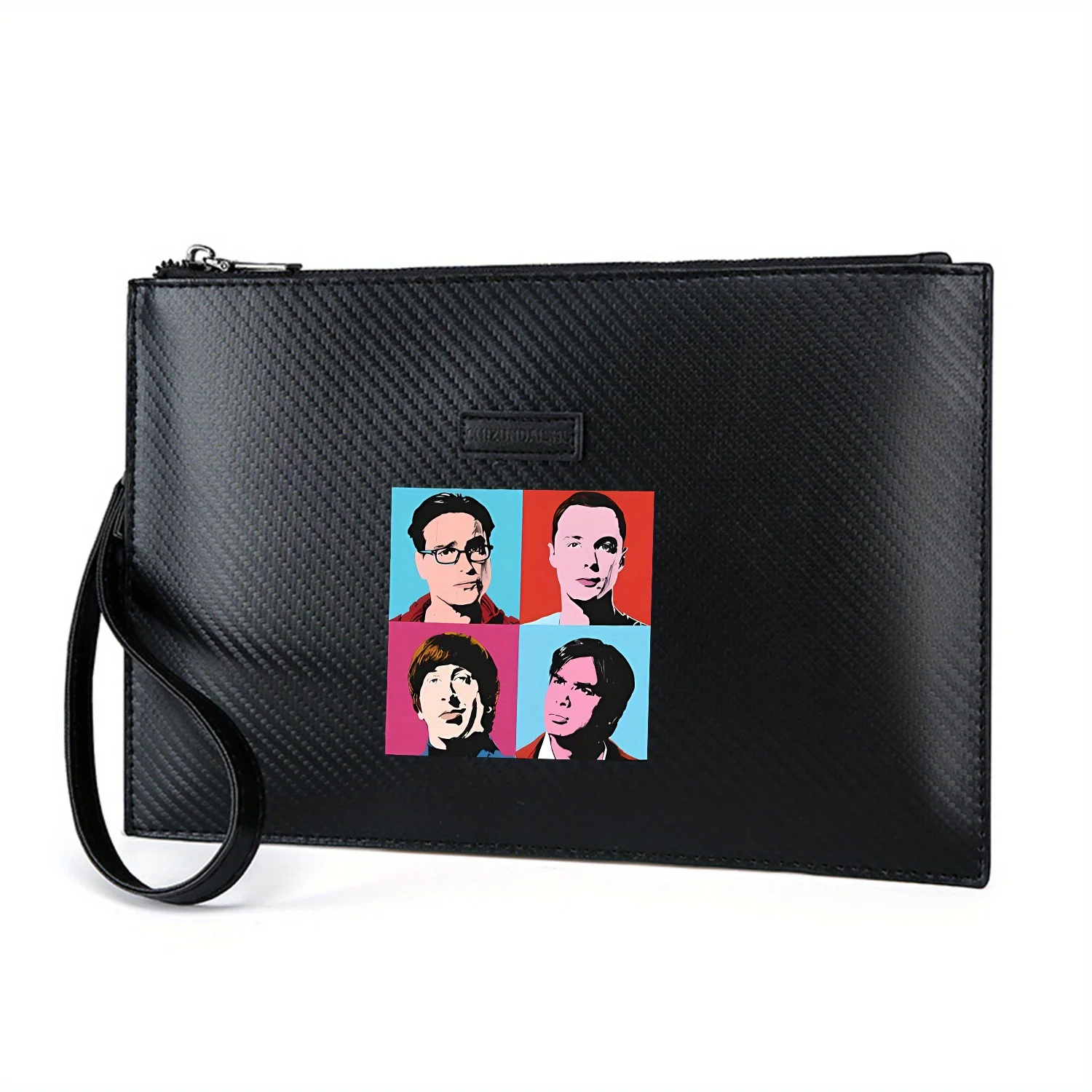 retrato-de-arte-pop-de-quatro-personagens-elegante-impresso-pu-bolsa-masculina-elegante-e-pratica-para-transporte-diario