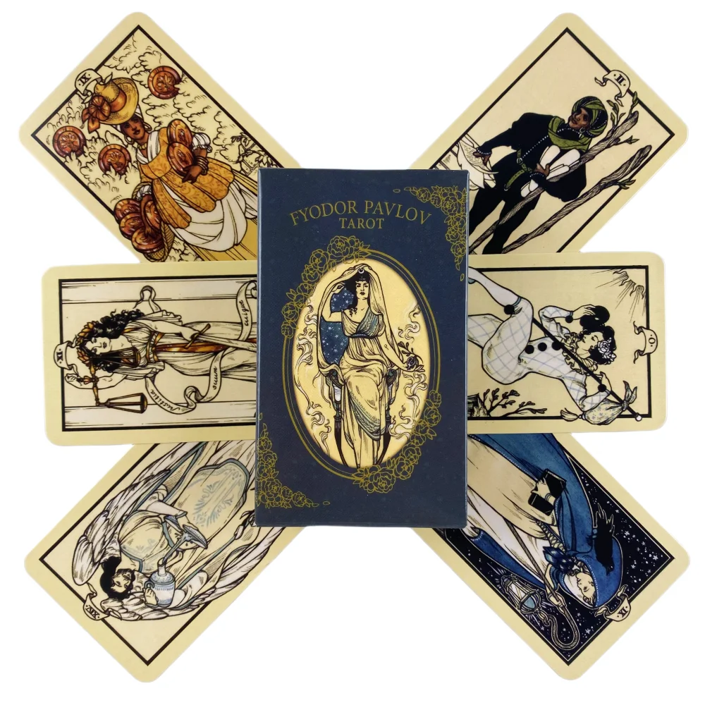 78szt Fiodor Pavlov Tarot Wyrocznia Tarot Karta Psychiczna Wróżenie Wróżenie Karta Tarota