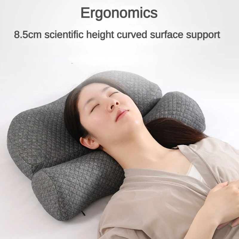 Memory Foam Pillow Orthopedic Cervical Cushion Ergonomics Massage Sleeping Pillow Neck Pain Relief Slow Rebound Cushion Bedding