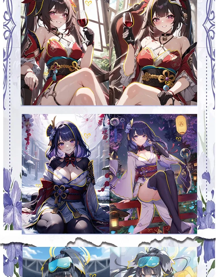 New THE WIND AND MOON ARE BOUNDLESS 2 Goddess Story CArd Anime Girl Swimsuit Bikini Collection Card Doujin Toys And Hobbies Gift