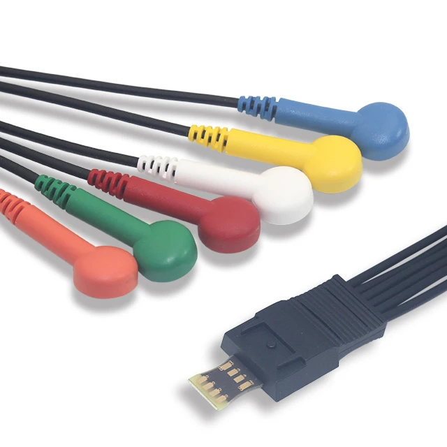 Multi-color lead cable, equipment supporting multi-interface connection components, special equipment connection cable