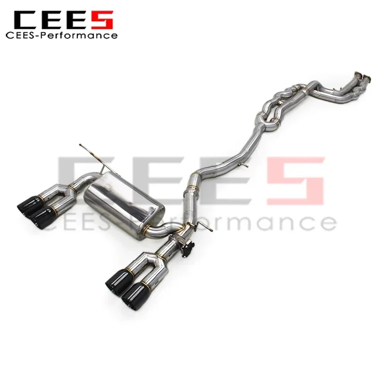 cees Performance Valved Exhaust Pipe For BMW M3 M4 M2C F87 F80 F82 3.0T 2014-2019 Stainless Steel Equal Length Catback Exhaust