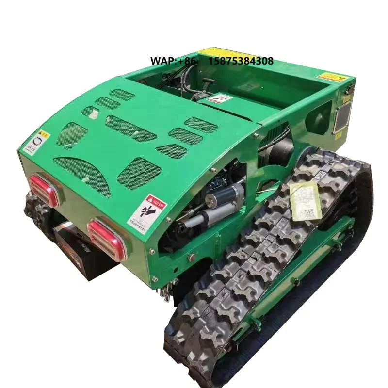 48V Cordless Robotic Lawn Mower with Self-Propelled Feature DIY Agriculture Grade Steel Blade for Garden/Farm Use