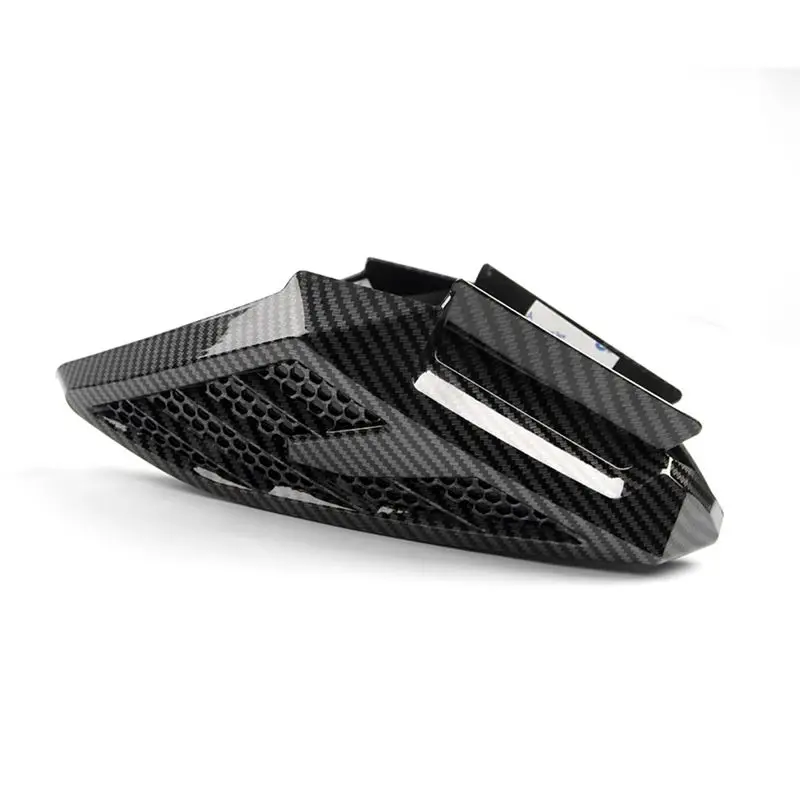 Unusual Motorcycle Side Cover Cap Carbon Fiber Side Guard Cover Abs Shell For Nmax 125 155 2020-2023