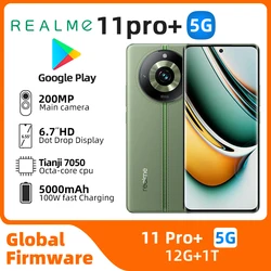 Realme 11 Pro Plus 5G Global version Mtk Dimensity 7050 6nm CPU 6.7